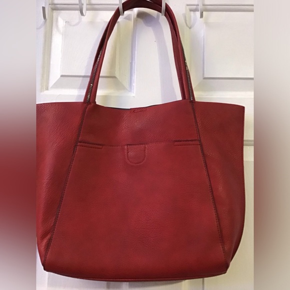 Calvin Klein Cherry Red Tote - Picture 6 of 7